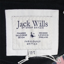 Jack Wills ジャックウィルス スウェットパーカ 黒 ブラック US 6 UK 10 サイズ L 未使用 展示品_画像7