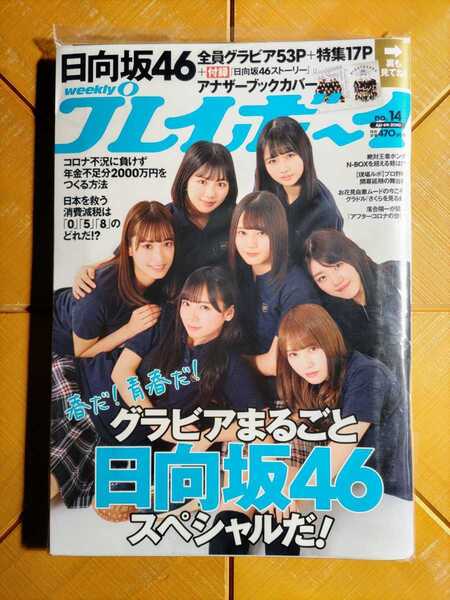 週刊プレイボーイ 2020年14号・まるごと日向坂46スペシャル・全員グラビア53P＋特集17P＋付録「日向坂46ストーリー」アナザーブックカバー