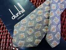 ♪今週の特売980円～♪1362♪良品【dunhill】ダンヒル【花 装飾 ｄロゴ 柄】ネクタイ♪_画像1