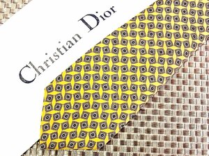 ♪29438D♪状態並品【模様 装飾 柄】ディオール【Dior】ネクタイ