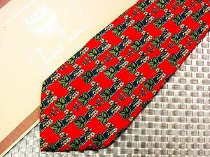 !29331D! condition staple product [ flower leaf .. plant Logo pattern ] M si- M [MCM] necktie 