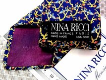 ♪29351D♪状態並品【魚 珊瑚 貝 柄】ニナリッチ【NINA RICCI】ネクタイ_画像2