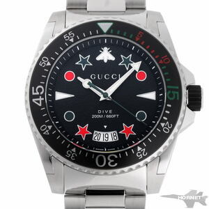 GUCCI グッチ DIVE ダイブ クォーツ YA136221 SS メンズ 時計 2210230