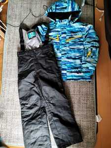 Beauty Air Walk Лыжная одежда вверх и вниз 150 размер синий × черный с функцией регулировки размера