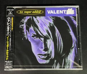 Robby Valentine - No Sugar Added ヴァレンタイン【国内盤・新品】