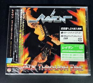 Raven Walk Through Fire レイヴン【国内盤・新品帯付】ステッカー