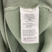 J.CREW ジェイクルー コットンニットセーター 鶯色 グリーン_画像3