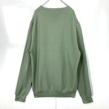 J.CREW ジェイクルー コットンニットセーター 鶯色 グリーン_画像6