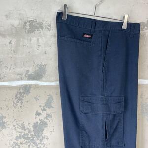 Dickies ディッキーズ 3038 カーゴワークパンツ 36x32 ネイビー