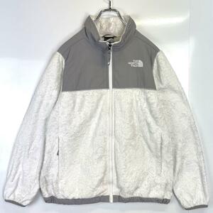 The North Face ノースフェイス フリースジャケット 白 USキッズ