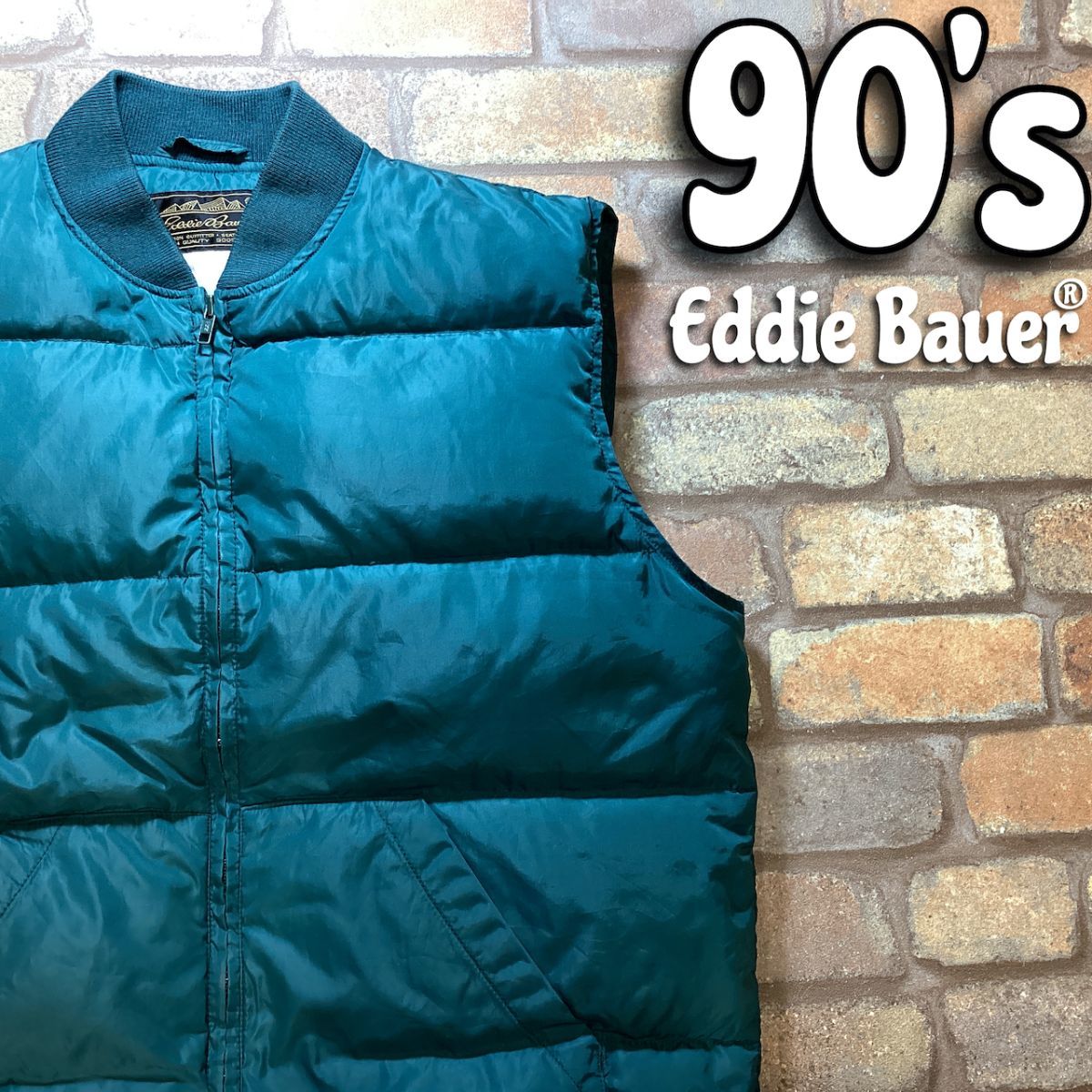 Eddie Bauer - 90sヴィンテージ｜Eddie Bauer ダウンベスト [XL]｜柴田