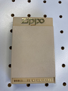 ZIPPOケースのみ アイボリー プラケース 紙スリーブ付 レア 超希少