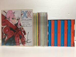 【ee1770-54】Blu-ray ダーリン・イン・ザ・フランキス 1～8巻 / 複製アフレコ台本 / 色紙