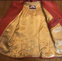 70s 激レア赤！ ハイウェイマン リカルドデラックス 36 38 ビンテージ ライダース スーパーモンザ ルイスレザー addict clothes サイクロン_画像6