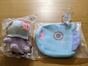 一番くじ BT21 Happy Bath Time 　MANG 3点セット 