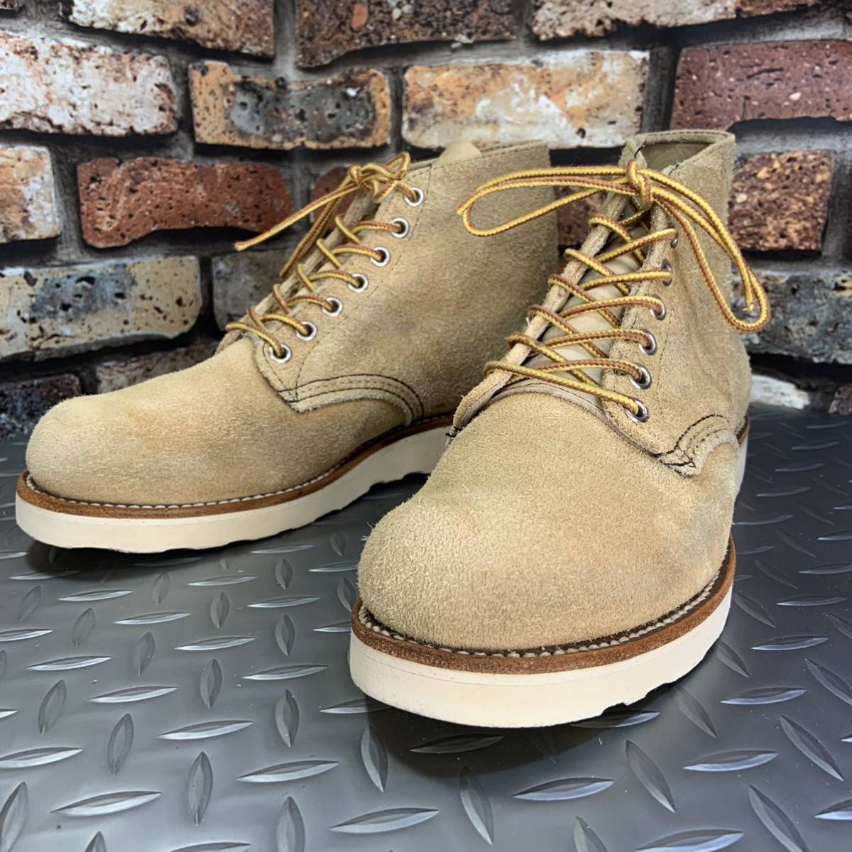 安心品質0801】箱付廃盤8167レッドウイングREDWING5.5E送料込