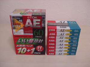[送料無料 即決] AXIA A1/ TDK AE 60分 19本セット 未使用