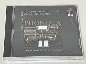 未開封◇『PHONOLA～自動ピアノのための作品集』ヴォルフガング・ハイジヒ/トム・ジョンソン/クヌート・ミュラー/コンロン・ナンカロウ S22