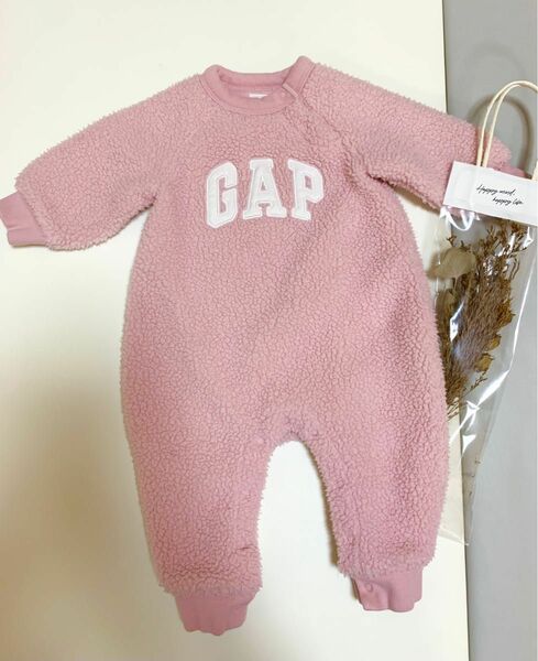 GAPベビー　ボアロンパース　3-6month