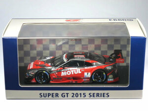 エブロ 1/43 スーパーGT 2015 MOTUL AUTECH GT-R Rd.1 Okayama No.1 (45260)