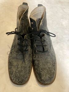 KENZO ケンゾー ビンテージ ダメージ加工 ブーツ size40 アウトソール28㎝