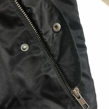 100円 H&M(エイチアンドエム) ジャケット　裏地付き　ブルゾン　MA-1 ブラック　XS_画像7