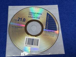 CD015 Canon Canon COMPACT PHOTO PRINTER SOLUTION DISK Ver21.0 for Mac & Win запись поверхность чистый диск только. суммировать сделка приветствуется 