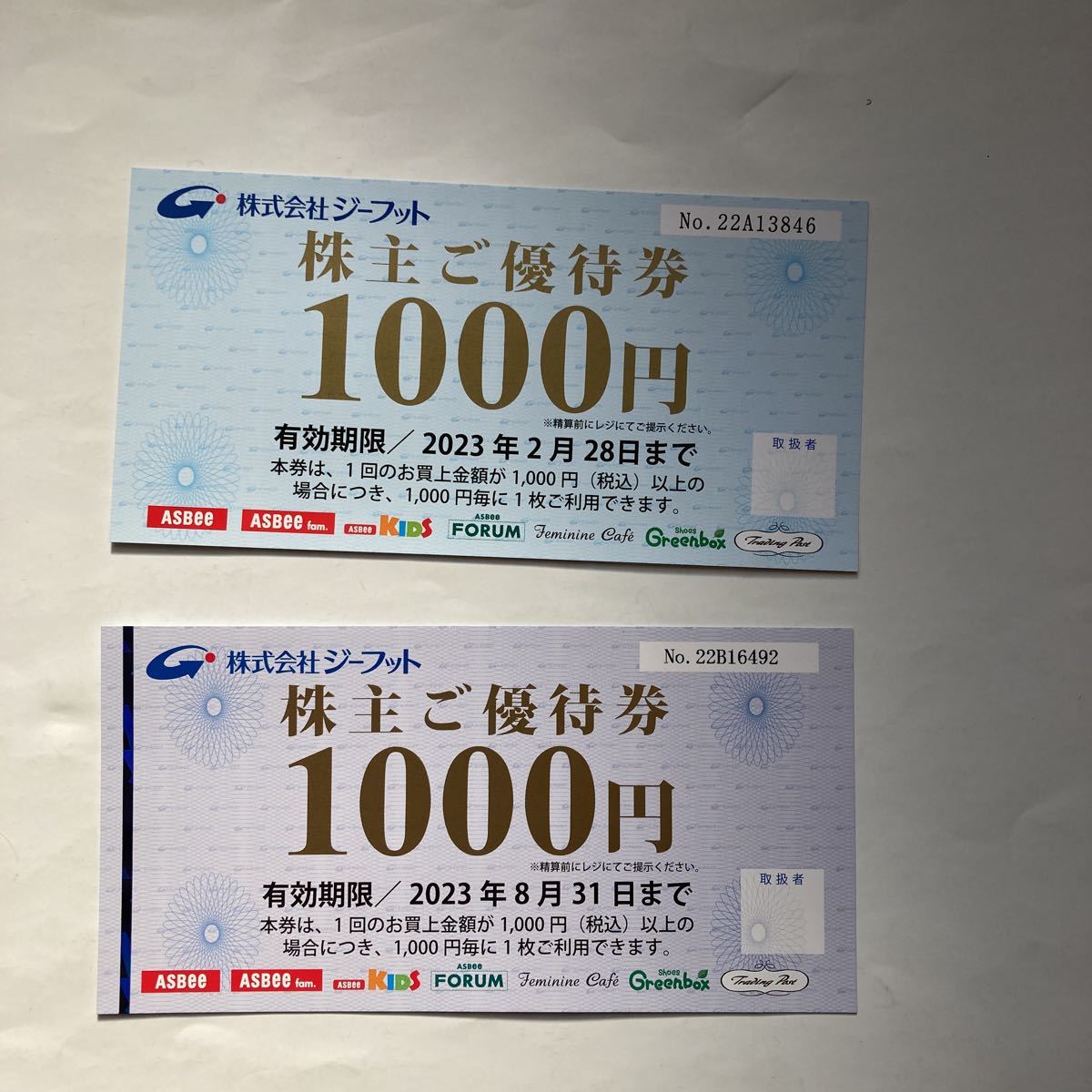 ヤフオク! -ジーフット株主優待券の中古品・新品・未使用品一覧