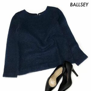 [ free shipping ]BALLSEY ball ji.* pull over knitted mo hair . navy navy blue Tomorrowland 