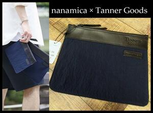 free postage G② new goods .13,200 jpy nanamicana Nami kaTannertana- goods 21ss high performance material KONBU leather Mini clutch bag mask pouch ①