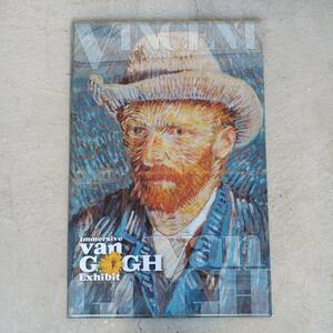 ビンテージ　Van　Gogh　ゴッホ　展覧会　ポスター　アート　フレーム付き　自画像　油絵　インテリア　雑貨　アンティーク　221112