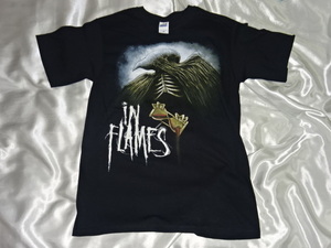 送料185円・H419■ IN FLAMES（イン・フレイムス）　Tシャツ　Mサイズ　北米ツアー2013
