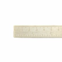 真鍮製 定規 15cm ゴールド ブラス ものさし 文房具 ステーショナリー 雑貨_画像2