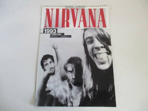 S-3354[ calendar ] import version / NIRVANA 1993 CALENDARniruva-na Cart *ko bar nniru burner A3 size 