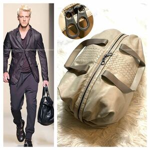 Настоящий шедевр Bottega veneta 2way Intrechart Switch Ammonite Leather Boston Beard Plouds Off White Bottega Veneta