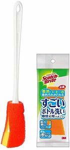 【Amazon.co.jp限定】 3M スポンジ ブラシ 水筒 すごいボトル洗い 取替1個付 スコッチブライト