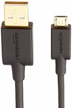 Amazonベーシック USBケーブル プリンター用0.9m (2.0タイプAオス - マイクロBケーブル) ブラック_画像3