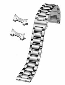 腕時計ベルト 腕時計バンド 替えストラップ 腕時計用 ステンレスベルト 汎用品 Dバックル付き 交換 防水性 金属ベルト