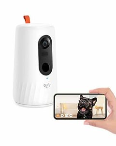 Anker Eufy Dog Camera D605（犬用自動給餌器）【ペットカメラ / Wi-Fi ペットカメラ / 270度回転 / 犬 留守番 / 飛び出すおやつ / 3段階