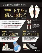 VALLERY ゴルフ インソール Premium PGAティーチングプロ監修 ゴルフ専用 中敷き 衝撃吸収 (Sサイズ_画像4