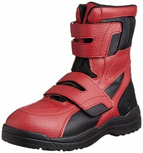 [マルゴ] 安全靴 作業靴 鋼製先芯 反射素材 ブーツ ハイカットセーフティー 150 RD 25.0 cm
