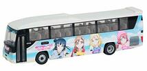 ザ・バスコレクション バスコレ 富士急シティバス ラブライブ!サンシャイン!! ラッピングバス ジオラマ用品_画像1