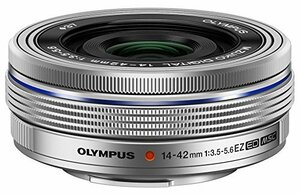 OLYMPUS 電動式パンケーキズームレンズ M.ZUIKO DIGITAL ED 14-42mm F3.5-5.6 EZ-Silver[並行輸入品]