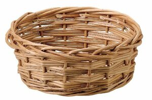 大橋新治商店 ハンドメイド バスケット Willow Basket スティームウイローサークル M 11-572