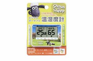 Shaun the Sheep(ひつじのショーン) デジタル ポータブル 温湿度計 室内 屋外 携帯用 SS300-01