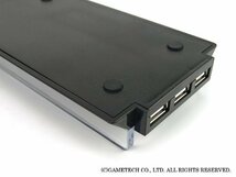 PS4(CUH-1000シリーズ)用USBハブ付き本体スタンド『縦置きスタンド4(ホワイト)』_画像7