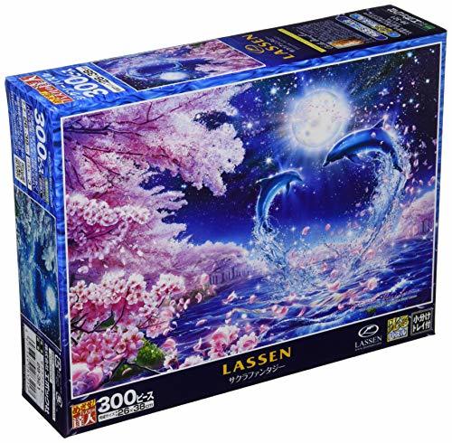 300 Piece Jigsaw Puzzle Lassen Sakura Fantasy [Glowing Puzzle] (26x38cm), toy, game, others