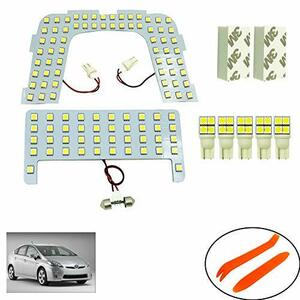 TORIBIO TOYOTA トヨタ プリウンス50系 LED ルームランプ Prius 50系 ZVW50 ZVW51 ZVW55 車用 LED バルブ 室内灯 126SMD 5050チップ