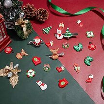 SUNNYCLUE　クリスマス　1箱12種　アクリルカボション　カボション　サンタ　クリスマスツリー　デコパーツ　樹　ツリー　雪だるま　お菓子_画像5