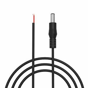 DC電源ケーブル 修理自作用 5.5x2.1mm 1m wuernine DCオスプラグ 半田付け 防犯カメラなど用